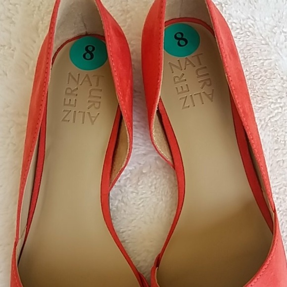 Naturalizer Samantha d’orsay orange flats size 8 - Picture 2 of 5